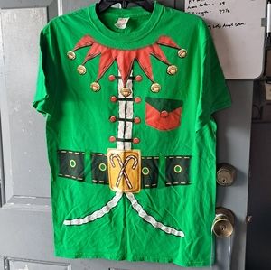 Christmas Elf Tee Shirt sz M